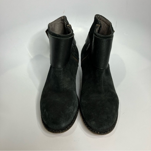 Hand Crafted black leather ankle boots size 38 - Picture 2 of 8